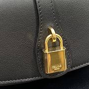 Celine shoulder leather black 18cm bag  - 4