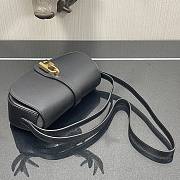 Celine shoulder leather black 18cm bag  - 2