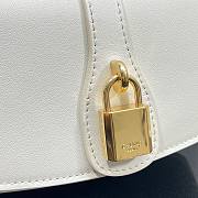 Celine shoulder leather white 18cm bag - 5