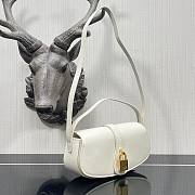 Celine shoulder leather white 18cm bag - 4