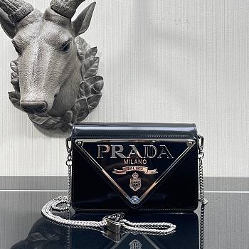 Prada mini shoulder black bag 