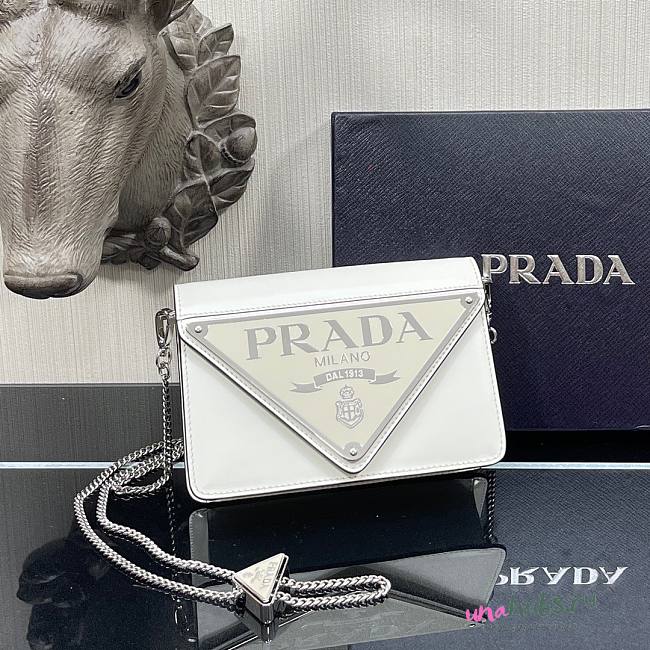 Prada mini shoulder white bag - 1