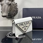 Prada mini shoulder white bag - 4