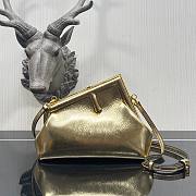 FENDI First Small Gold leather bag 26cm - 1