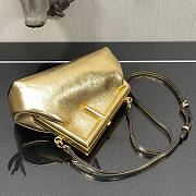 FENDI First Small Gold leather bag 26cm - 3