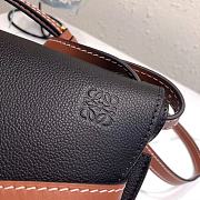 Loewe Small Gate bag in natural calfskin black 20cm - 3
