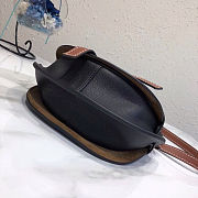 Loewe Small Gate bag in natural calfskin black 20cm - 4