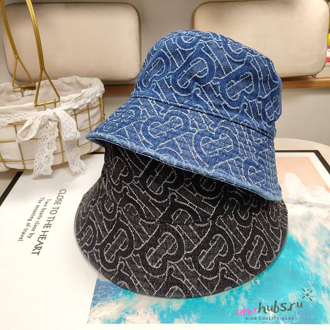 Burberry hat black / denim - 1