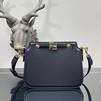 FENDI TOUCH Black Leather Bag