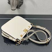 FENDI TOUCH White Leather Bag - 6