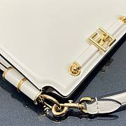 FENDI TOUCH White Leather Bag - 2