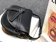 Loewe Small Gate bag in black calfskin 20cm - 2