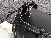 Loewe Small Gate bag in black calfskin 20cm - 3