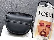 Loewe Small Gate bag in black calfskin 20cm - 5