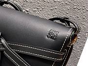 Loewe Small Gate bag in black calfskin 20cm - 6