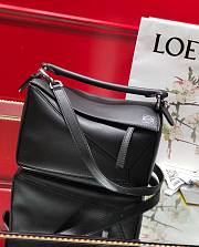 Loewe Black Smooth Small Puzzle Bag - 5