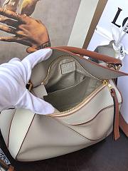 Loewe Brown / White Smooth Small Puzzle Bag - 5