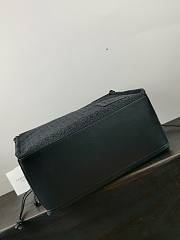 Loewe Cushion Tote Anagram calfskin black small bag - 4