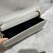 YSL uptown shoulder bag white 19cm - 6