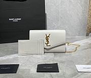 YSL uptown shoulder bag white 19cm - 1