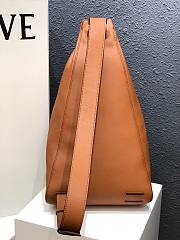 Loewe Anton grained calfskin backpack in brown - 5