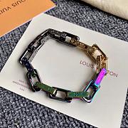 Louis Vuitton chain bracelet colorful metal - 5