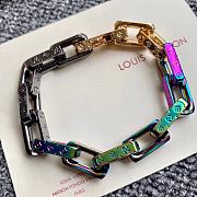 Louis Vuitton chain bracelet colorful metal - 4