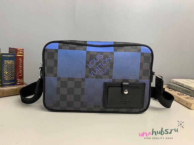 Louis Vuitton Alpha Messenger Damier Graphite blue N40421 - 1