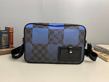 Louis Vuitton Alpha Messenger Damier Graphite blue N40421