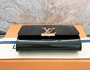 Louis Vuitton Chain Louise Black Patent  - 4