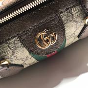 Gucci gg supreme brown handle bag - 6