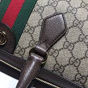 Gucci gg supreme brown handle bag - 2