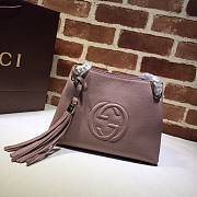 Gucci Soho Small Tote Bag Pink 387043  - 1