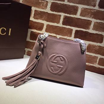 Gucci Soho Small Tote Bag Pink 387043 