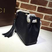 Gucci Soho Small Tote Bag Black 387043 - 5