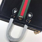 Gucci Ophidia GG Medium Black Velvet Tote Bag 524537  - 3