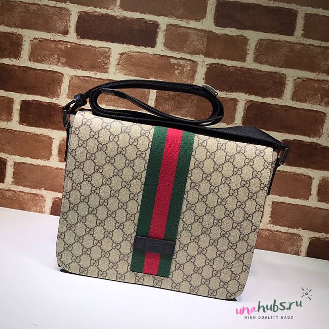 Gucci Supreme Canvas Messenger 475432  - 1