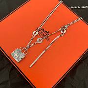 Hermes necklace silver  - 5