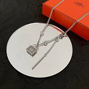 Hermes necklace silver  - 3