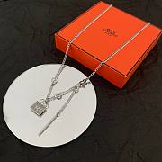 Hermes necklace silver  - 2