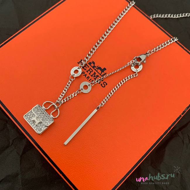 Hermes necklace silver  - 1