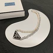 Prada pearl necklace  - 5