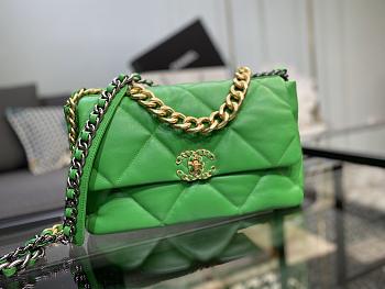 Chanel 19 Flap Bag Green 30cm