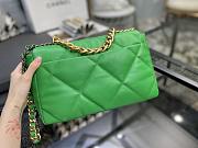 Chanel 19 Flap Bag Green 30cm - 4