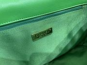 Chanel 19 Flap Bag Green 30cm - 6