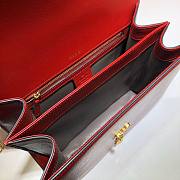 GUCCI Small Sylvie 1969 Top-Handle Red Bag  - 4