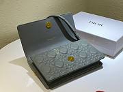 Dior caro gray shoulder bag - 6