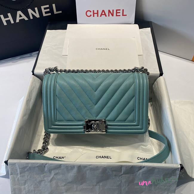 Chanel boy V flap bag 25cm - 1