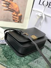 Loewe Goya leather shoulder bag in black - 6