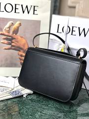 Loewe Goya leather shoulder bag in black - 3